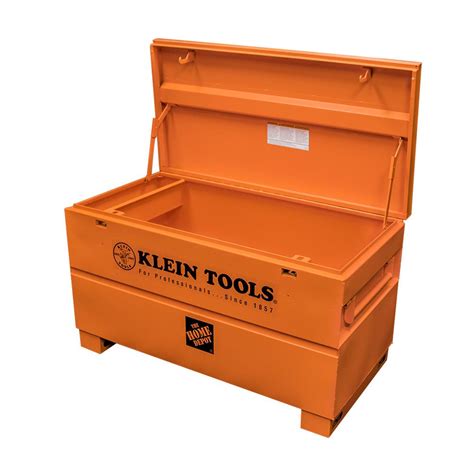 klein tools 48 in steel tool job site box|tractor supply 48 job site box.